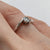 Diamond .15ct Cluster Bypass Ring 9ct 9k White Gold  - Size N