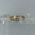 Half Eternity Channel Set Cubic Zirconia Ring 9ct 9k Yellow Gold  - Size M