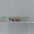 Sapphire & Diamond Half Eternity Ring 9ct 9K Yellow Gold - Size H 1/2