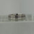 Diamond .15ct Half Eternity Ring 9ct 9k White Gold  - Size O