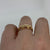 Antique Old Point Cut Diamond 5 Stone Boat Ring 18ct 18k Yellow Gold - Size M