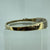 Diamond 1ct Pave 'I LOVE YOU' Bangle Bracelet 9ct 9k Yellow Gold - 7.5"