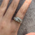 Diamond Chunky Band Ring 18ct 18k White Gold - Size Q