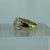 Diamond Pave Set Decorative Band Ring 9ct 9k Yellow Gold  - Size O