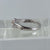 Morganite & Diamond Trilliant Cut Twist Ring 9ct 9k White Gold  - Size O