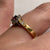 Ruby & Diamond Daisy Flower Ring 18ct 18k Yellow Gold - Size M