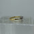 Antique Diamond Twist Platinum Set Ring 18ct 18k Yellow Gold - Size H