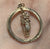 Saint Christopher Dangling Circle Frame Pendant 9ct 9k Yellow Gold