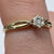 Diamond Solitaire Engagement Ring 9ct 9k Yellow Gold  - Size O