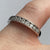 Diamond .35ct Channel Set Half Eternity Ring 18ct 18k White Gold  - Size I