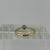 Antique Solitaire Diamond Platinum Ring 18ct 18k Yellow Gold - Size N