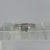 Diamond Illusion Solitaire Square Engagement Ring 9ct 9K White Gold - Size N