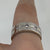 Diamond Trilogy Flush Set Chunky Band Ring 9ct 9K White Gold - Size O