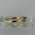 Diamond .15ct Trilogy Twist Ring 9ct 9k Yellow Gold - Size O