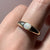 Opal In Set Domed Band Ring Chunky 5.5g 9ct 9K Yellow Gold - Size M