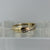 Diamond Crossover Twist Stacking Band Ring 9ct 9k Yellow Gold  - Size O