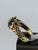 Sapphire & Diamond Ring 9ct Yellow Gold  - Size K