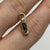 Sapphire & Diamond Pear Cut Twist Pendant 9ct 9k Yellow Gold