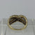 Diamond .20ct Twist Crossover Ring 9k 9ct Yellow Gold - Size N