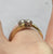 Diamond Toi Et Moi .50ct Bypass Ring 18ct 18k Yellow Gold - Size M 1/2