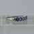 Iolite Five Stone Ring 9ct 9k White Gold - Size M