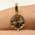 Smoky Quartz Solitaire Pendant 9ct 9k Yellow Gold