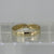 Diamond Twist Detail Band Ring 9ct 9k Yellow Gold - Size M