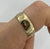 Engraved Pattern Band Ring 9ct 9k Yellow Gold - Size Q 1/2