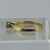 Diamond Trilogy Bypass Ring 18ct 18k Yellow Gold - Size S