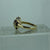 Diamond & Ruby Twist Knot Wave Ring 9ct 9k Yellow Gold  - Size N