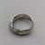 Diamond .08ct Crossover Band Ring 9ct 9k White Gold - Size L