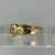 Fancy Detailed Buckle Belt Ring 9ct 9k Yellow Gold - Size M 1/2