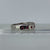 Ruby & Diamond Band Ring 9ct White Gold - Size N