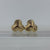 Gold Knot Stud Earrings 9ct Yellow Gold