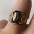 American 1933 'GC' Class Collage Pinky Ring 10ct 10k Yellow Gold - Size J 1/2