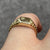 Diamond Signet Textured Shank Ring 9ct 9k Yellow Gold - Size G 1/2