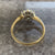 Diamond Cluster Ring 18ct 18k Yellow Gold - Size O 1/2