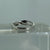 Diamond Pave Set Twist Crossover Ring 9ct 9k White Gold  - Size L