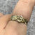 Fancy Detailed Buckle Belt Ring 9ct 9k Yellow Gold - Size M 1/2