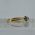 Antique Diamond .10ct Trilogy Bypass Ring 18ct 18k Yellow Gold - Size N