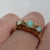 Opal & Diamond Antique 1902 Ring 18ct 18k Yellow Gold  - Size N