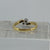 Diamond .15ct Toi Et Moi Twist Ring 18ct 18k Yellow Gold - Size O