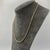 Antique Cable Link Necklace 9ct 9k Yellow Gold 15" Short Choker Style