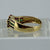 Diamond Sapphire Ruby Emerald Wave Channel Set Ring 18ct 18k Yellow Gold - Size O