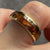 Amber Band Ring 9ct 9k Yellow Gold - Size N