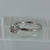 Diamond Illusion Solitaire Ring 9ct 9K White Gold - Size Q