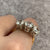 White Spinel 4ct Trilogy Heirloom Ring 18ct 18k Yellow Gold - Size O