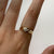 Solitaire .15ct Diamond Gypsy Ring 9ct 9k Yellow Gold - Size O