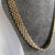 Panther Link Brick Link Chain Necklace 9ct 9k Yellow Gold - 18" Inches