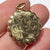 Scalloped Edge Foliate Engraved Locket 9ct 9k Yellow Gold